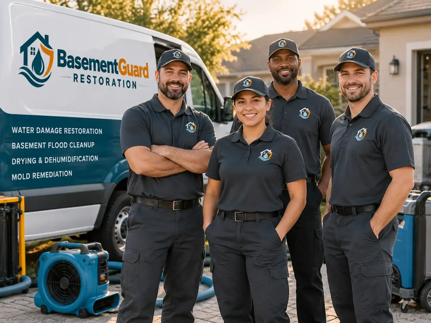 Basement Water Damage Restoration company in Sun, LA